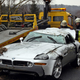 Illustration for article titled This Is What A BMW Z8 Looks Like Badly Damaged And Upside Down